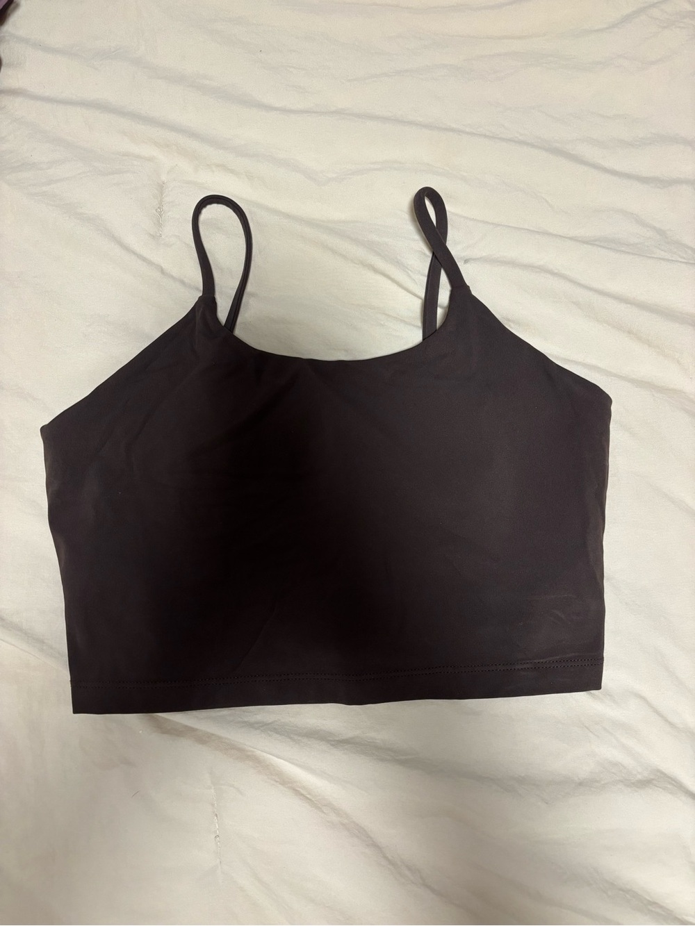 Adanola brown Cropped Spaghetti Strap Camisole